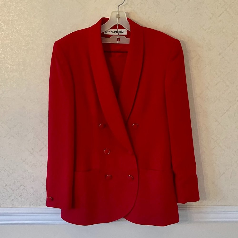 Evan Picone Ladies Wool Skirt Suit